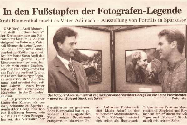 Artikel im Garmischer Tagblatt